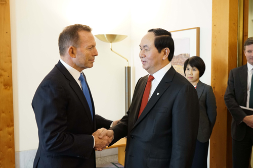 Bộ trưởng Bộ Công an Trần Đại Quang thăm làm việc tại Australia ảnh 1