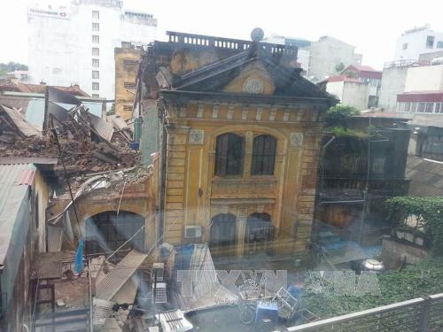 Toàn cảnh vụ sập biệt thự cổ 107 Trần Hưng Đạo ảnh 1