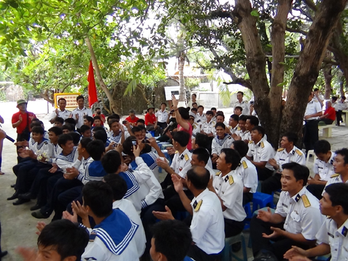 Đảo Sơn Ca có “Vườn hoa Đại tướng” ảnh 1