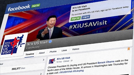 Ông Tập Cận Bình mở Facebook "quảng bá" chuyến thăm Mỹ ảnh 1