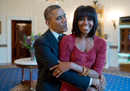Tình cảm ấm áp ông Obama dành cho vợ ảnh 14