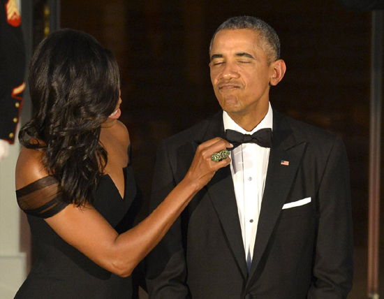 Tình cảm ấm áp ông Obama dành cho vợ ảnh 18