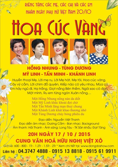 Đêm nhạc “Hoa cúc vàng” ngợi ca vẻ đẹp của người phụ nữ Việt Nam ảnh 1