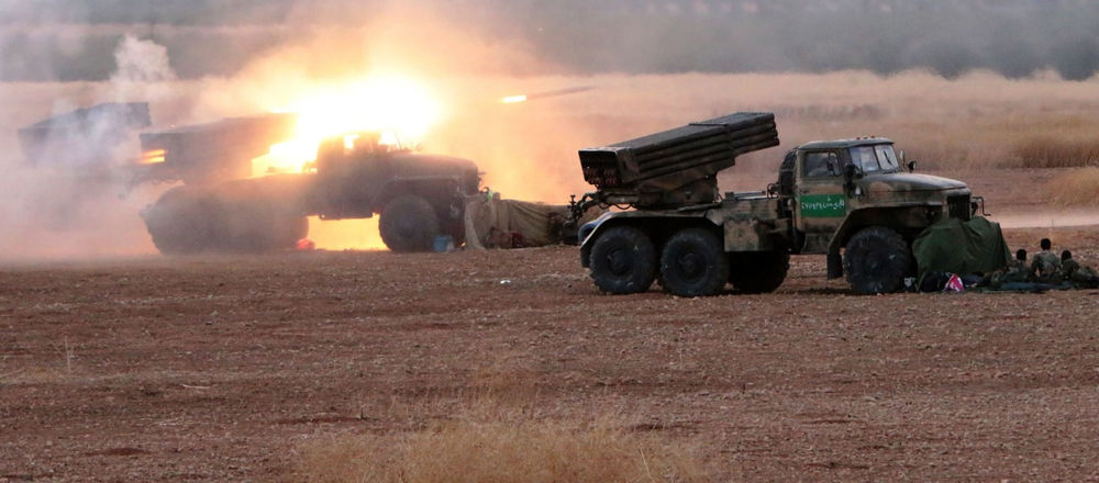 Hình ảnh quân đội Syria phản công dữ dội IS ảnh 1