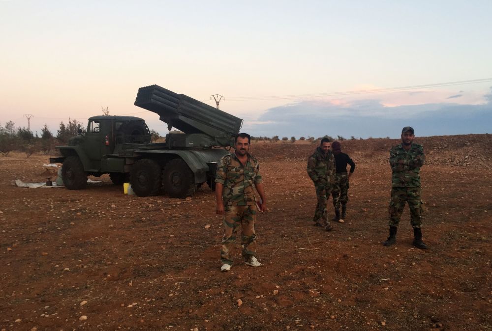 Hình ảnh quân đội Syria phản công dữ dội IS ảnh 4