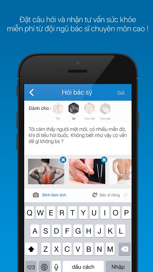 Trò chuyện với bác sĩ qua eDoctor trên smartphone ảnh 2