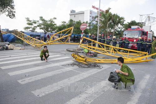 Sập cần cẩu thi công trụ sở BIDV, đè chết người đi đường ảnh 3