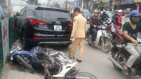 "Xe điên" đâm liên hoàn trên đường Trường Chinh, Hà Nội ảnh 1