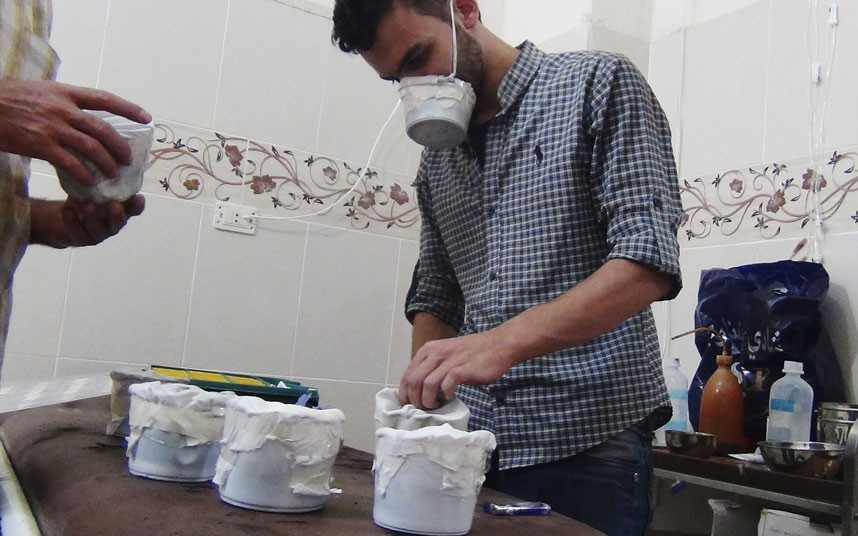 Độc đáo dàn vũ khí tự chế của phe nổi dậy Syria ảnh 11