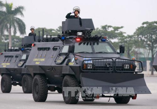 Tổng duyệt lễ xuất quân và diễn tập bảo vệ Đại hội Đảng ảnh 4