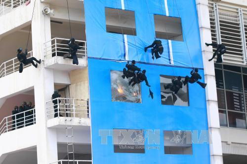 Tổng duyệt lễ xuất quân và diễn tập bảo vệ Đại hội Đảng ảnh 6