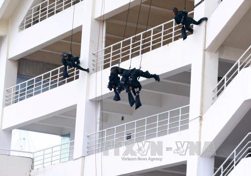 Tổng duyệt lễ xuất quân và diễn tập bảo vệ Đại hội Đảng ảnh 14