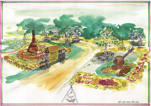 “Về Làng” ở Hội chợ hoa xuân Phú Mỹ Hưng ảnh 5
