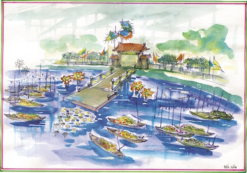 “Về Làng” ở Hội chợ hoa xuân Phú Mỹ Hưng ảnh 6