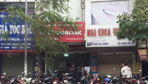 Điều tra vụ cướp ngân hàng trên phố Trần Đại Nghĩa ảnh 1