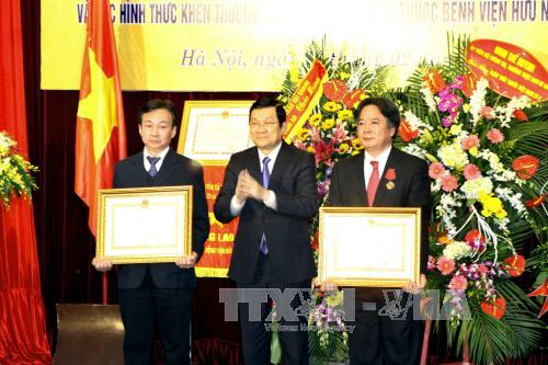 Trao danh hiệu Anh hùng Lao động cho y bác sĩ gây mê hồi sức Việt Đức ảnh 1