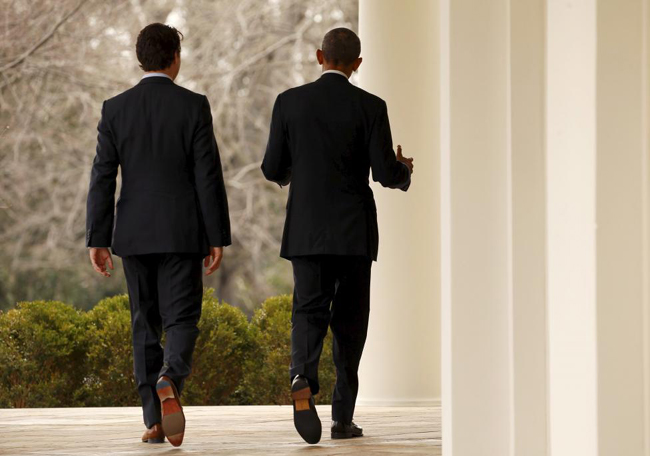 Tình cảm nồng ấm giữa ông Obama và Thủ tướng Canada gây sốt ảnh 5