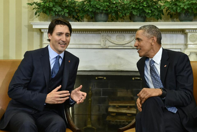 Tình cảm nồng ấm giữa ông Obama và Thủ tướng Canada gây sốt ảnh 4