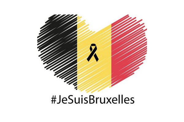 Mạng xã hội “đổi màu” cầu nguyện cho Brussels ảnh 1