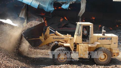 Cháy kho chứa nông sản ở Gia Lai ảnh 1