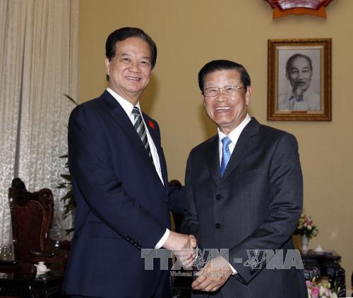 Thủ tướng Nguyễn Tấn Dũng tiếp Phó Thủ tướng Lào ảnh 1