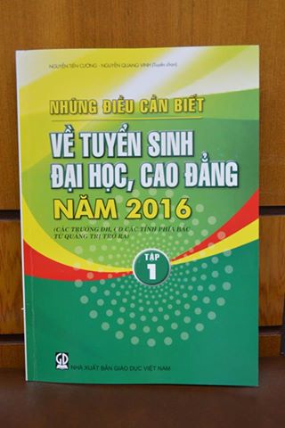 Phát hành cẩm nang tuyển sinh đại học, cao đẳng 2016 ảnh 1