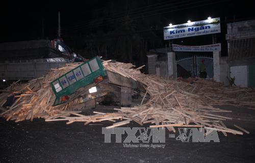 Xe tải đấu đầu, hai người tử vong tại Bình Phước ảnh 1