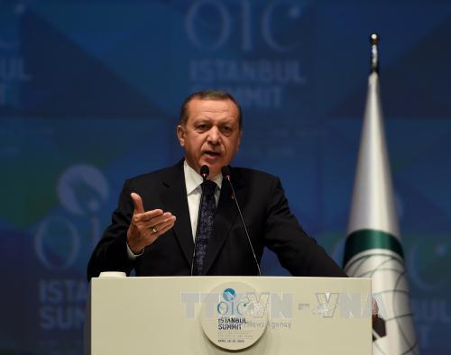 Tổng thống Thổ Nhĩ Kỳ Tayyip Erdogan. Ảnh: THX/TTXVN