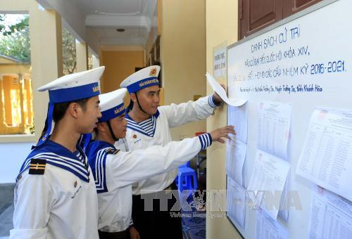 Huyện đảo Trường Sa náo nức chờ ngày bầu cử ảnh 1