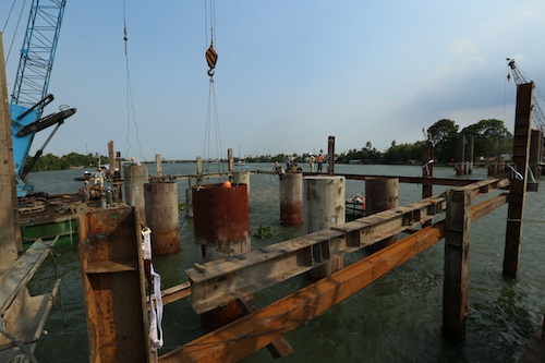 Sôi động trên công trường cầu Ghềnh ảnh 8