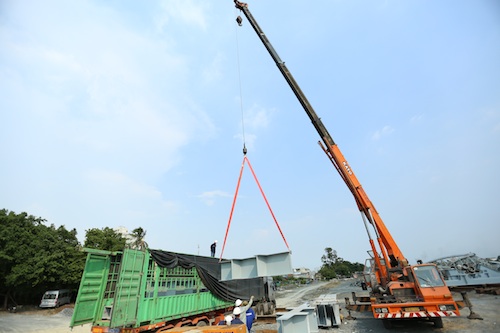 Sôi động trên công trường cầu Ghềnh ảnh 10