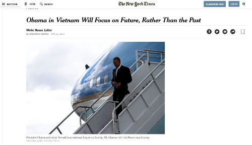 Bài báo của New York Times.