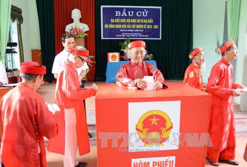 Phấn khởi, tin tưởng vào thành công của cuộc bầu cử ảnh 1