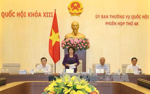 Phiên họp thứ 48 Ủy ban Thường vụ Quốc hội khóa XIII ảnh 1