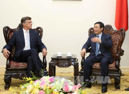 PTT Vương Đình Huệ tiếp TGĐ Ngân hàng Commonwealth Australia ảnh 1