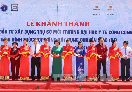 Khánh thành trụ sở mới trường Đại học Y tế công cộng ảnh 1