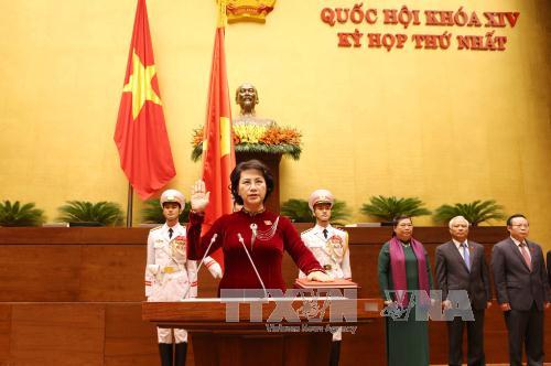 Bà Nguyễn Thị Kim Ngân tái đắc cử Chủ tịch Quốc hội khoá XIV ảnh 1