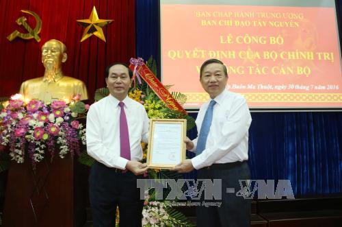 Chủ tịch nước trao Quyết định phân công Trưởng Ban chỉ đạo Tây Nguyên ảnh 1