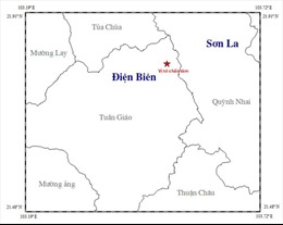 Mường Nhé rung lắc mạnh do động đất