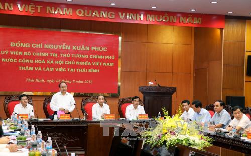 Thủ tướng yêu cầu Thái Bình đẩy mạnh tái cơ cấu nông nghiệp