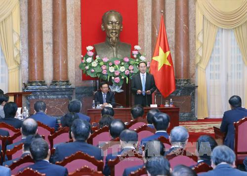 Chủ tịch nước tiếp Đại sứ, Trưởng đại diện Việt Nam ở nước ngoài
