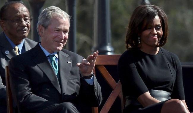 Tình bạn đẹp giữa ông Bush và Đệ nhất Phu nhân Mỹ ảnh 4
