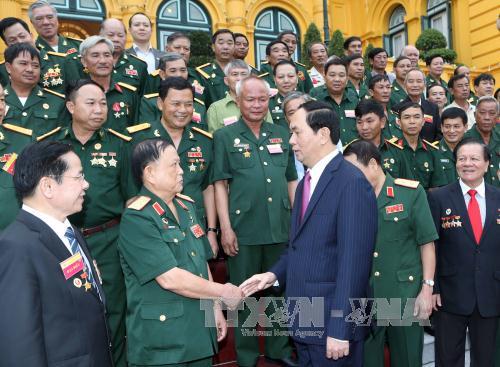 Chủ tịch nước gặp gỡ đại diện cựu chiến binh làm kinh tế giỏi ảnh 2
