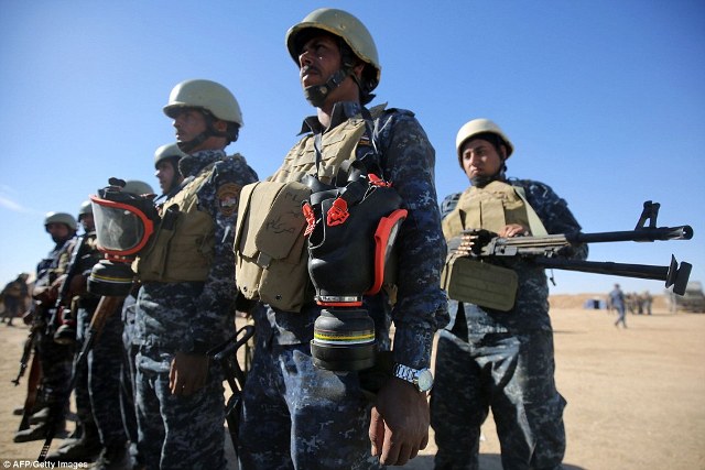 Các cánh quân Iraq rầm rập xuất trận giải phóng Mosul khỏi tay IS ảnh 12