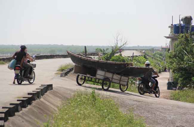 Người dân ven biển Đông Bắc Bộ hối hả chống bão số 7 ảnh 10