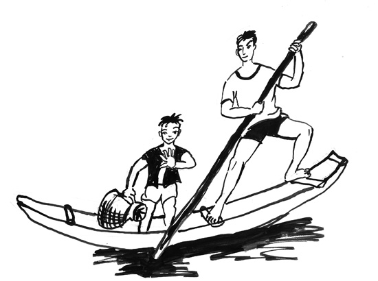 Cánh đồng mùa lũ ảnh 1