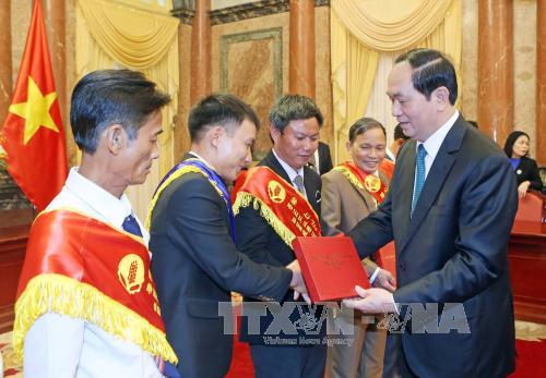 Chủ tịch nước gặp mặt 68 gương mặt sản xuất nông nghiệp tiêu biểu ảnh 2