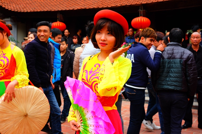Đến Hội Lim, ngắm liền anh, liền chị náo nức... “seo phi” ảnh 5