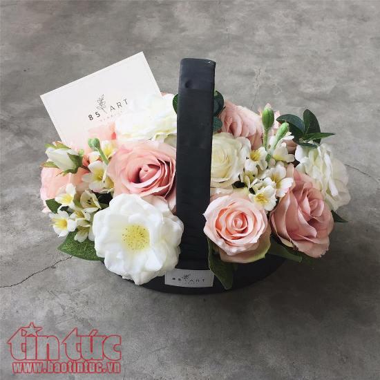 Hoa lụa đẹp và sang 'lên ngôi' ngày 8/3 ảnh 13
