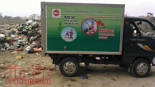 'Núi rác' bất ngờ xuất hiện bên đường ngay giữa Thủ đô ảnh 5